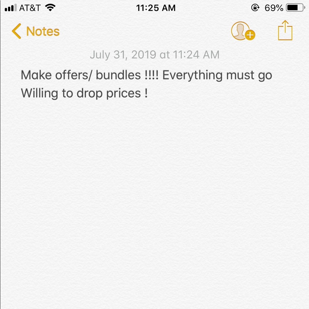 Everything must go!